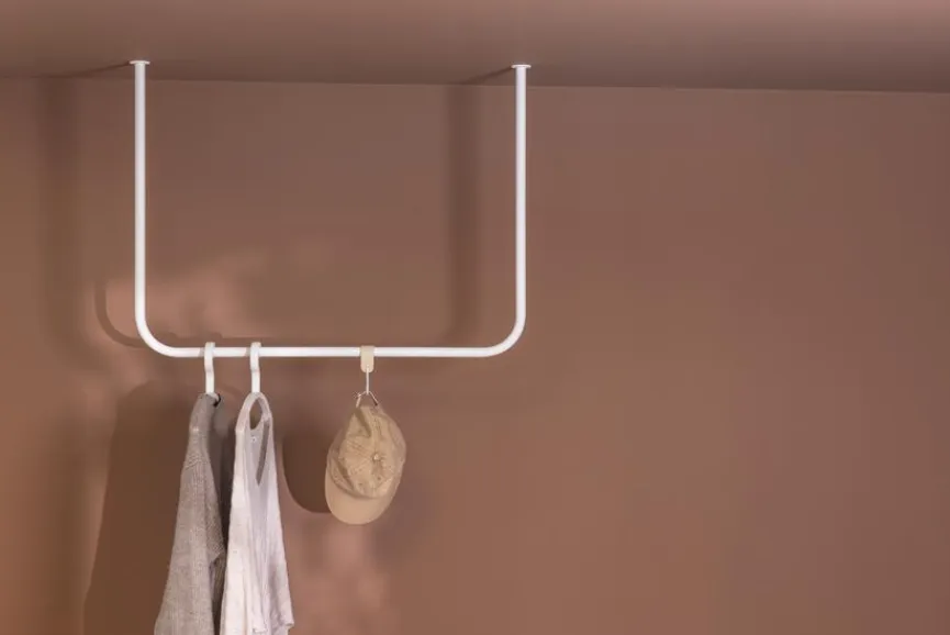 Hot Metallbude Kleiderstange Enio Weiß