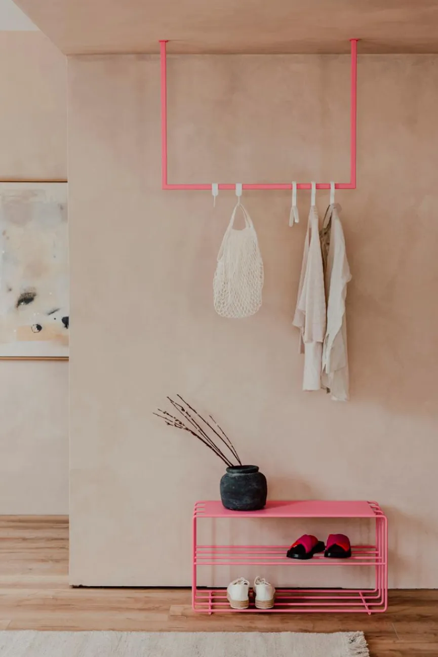 Online Metallbude Kleiderstange Rubi 60x80 Pink