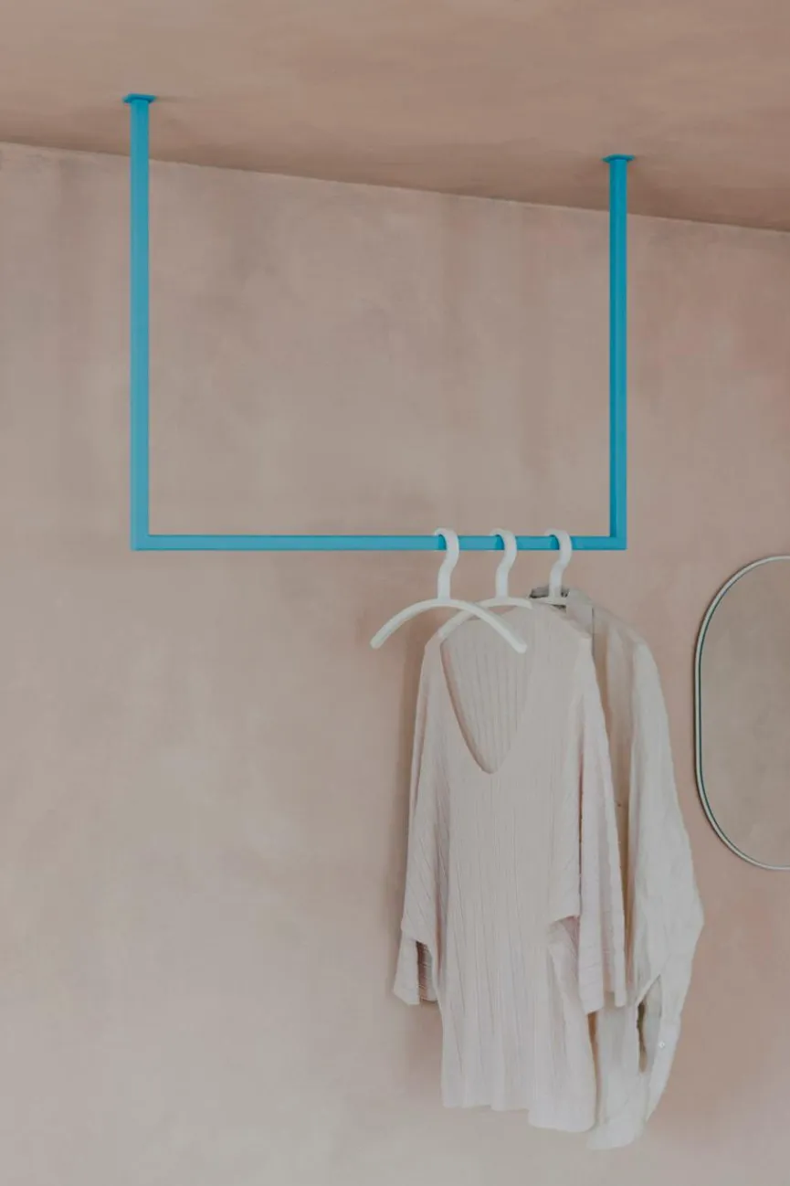 Best Metallbude Kleiderstange Rubi 60x120 Blueberry