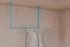 Best Metallbude Kleiderstange Rubi 60x120 Blueberry