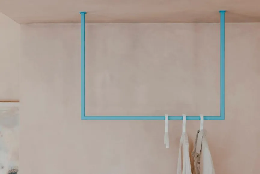 New Metallbude Kleiderstange Rubi 60x80 Blueberry