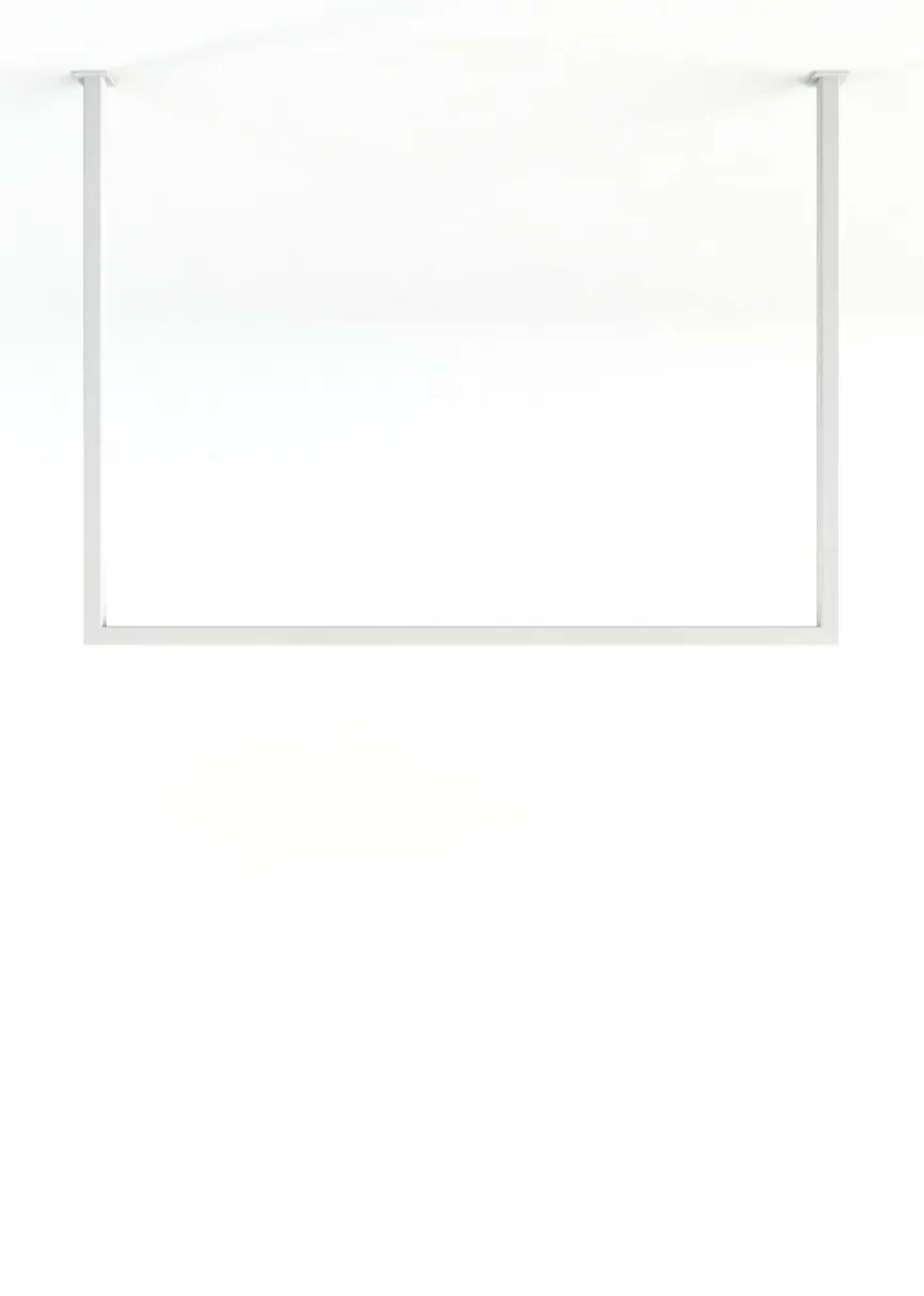 Discount Metallbude Kleiderstange Rubi 60x60 Weiß