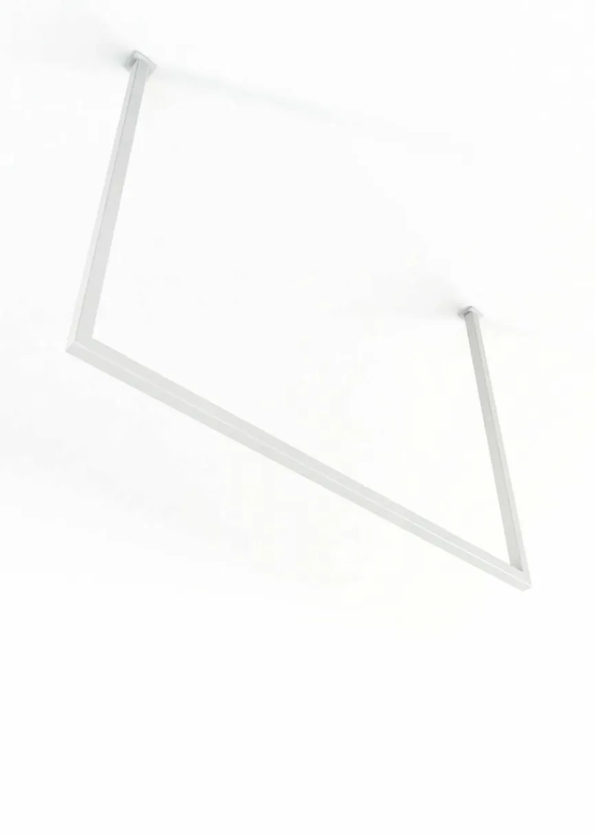 Discount Metallbude Kleiderstange Rubi 60x60 Weiß