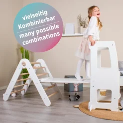 Outlet babybay Kletterleiter und Rutsche Littlefoot Natur