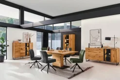 Clearance MCA Kombi Vitrine Arezzo Wildeiche