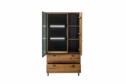 Clearance MCA Kombi Vitrine Arezzo Wildeiche