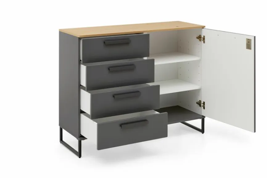 New Musterring Kommode Montino Basalt