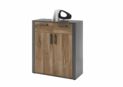 Discount Kommode Athen Eiche dunkel