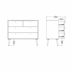 Kinder Tvilum Kommode Bodo