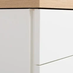 Clearance Sormani Kommode Brugnera Weiß / Eiche