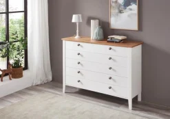 Clearance C.DISSELKAMP Kommode Castellino Weiß