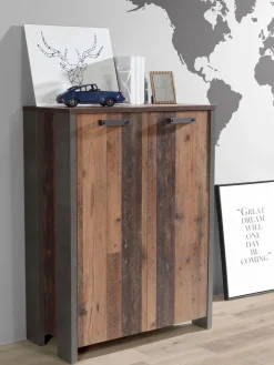 New FORTE Kommode Clif Dunkelbraun