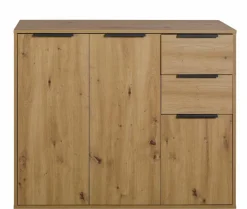 Outlet Composad Kommode Espresso Eiche Artisan