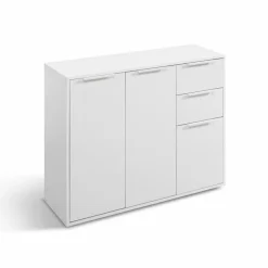 Composad Kommode Espresso Weiß