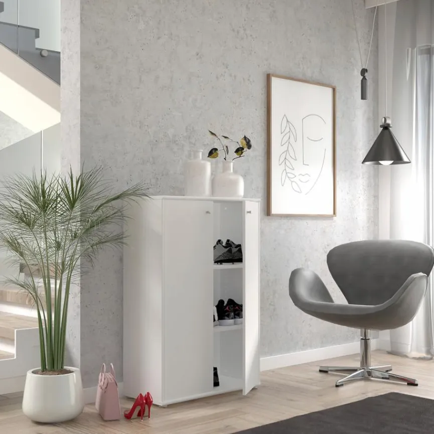 Sale FORTE Kommode Faik Weiß