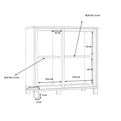FORTE Kommode Farida