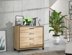 Clearance FORTE Kommode Farida Eiche