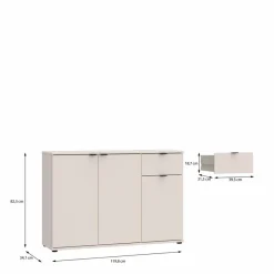 Hot FORTE Kommode Ganymede Sand