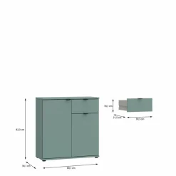 New FORTE Kommode Ganymede Salbei