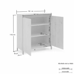Clearance Kommode Genio Artisan-Eiche