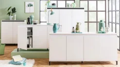 Clearance Kommode Genio Weiß / Hochglanz