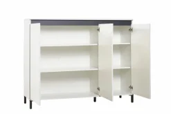 Clearance Kommode Genio Weiß / Hochglanz