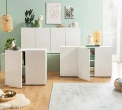 Best Kommode Mister Weiß / Hochglanz