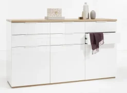 New Composad Kommode Mundi Weiß / Eiche