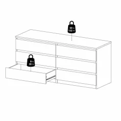 Online Tvilum Kommode Naia Cashmere