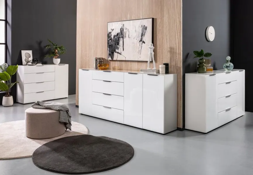 Discount Kommode Santorin Weiß