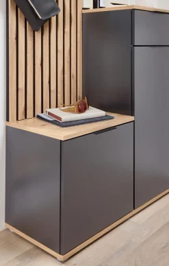 Hot Kompaktgarderobe Simple Anthrazit