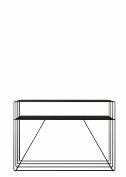Hot Metallbude Konsolentisch Ria Schwarz