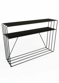 Hot Metallbude Konsolentisch Ria Schwarz