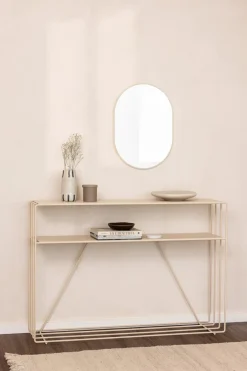 New Metallbude Konsolentisch Ria Cashew