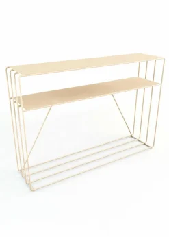 New Metallbude Konsolentisch Ria Cashew