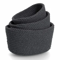 Online Korb Set 3-teilig Schwarz