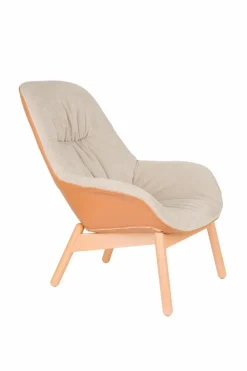 Clearance Zuiver Longchair Duke Orange