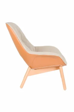 Clearance Zuiver Longchair Duke Orange