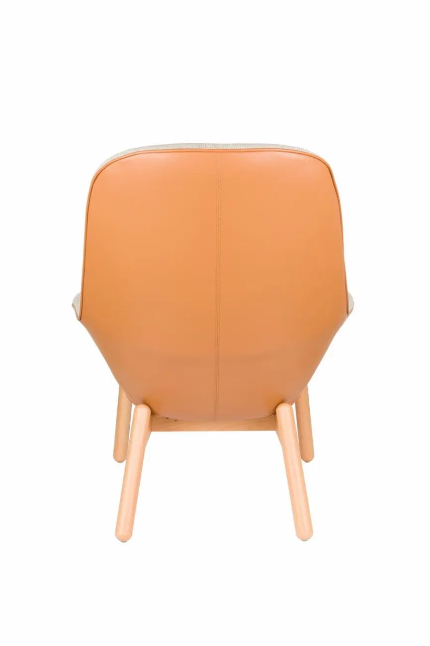 Clearance Zuiver Longchair Duke Orange