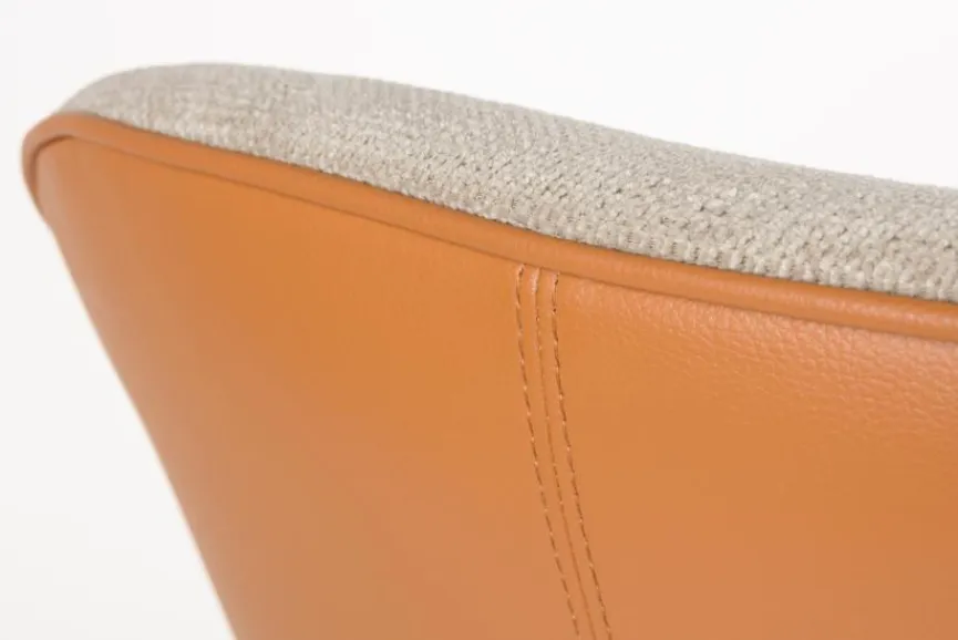 Clearance Zuiver Longchair Duke Orange