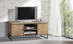 Discount WOLFMÖBEL Lowboard Parquet Akazie