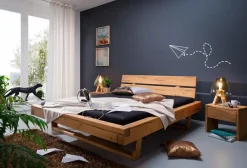 New G+K Massivholzbett BE-0280 180 x 200 cm Kiefer