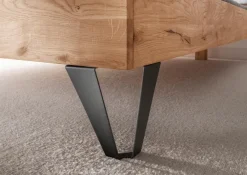 Sale G+K Massivholzbett BE-0823 200 x 200 cm Wildeiche