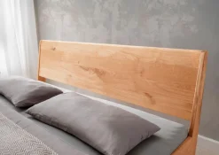 Sale G+K Massivholzbett BE-0823 200 x 200 cm Wildeiche