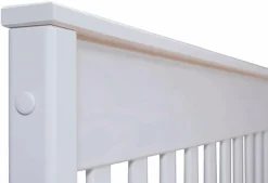 New Inter Link Massivholzbett Chilly 140 x 200 cm Weiß