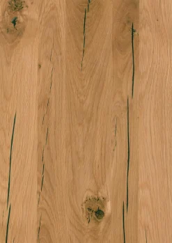 Clearance HASENA Massivholzbett Forti 140 x 200 cm Wildeiche