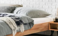 HASENA Massivholzbett Ostino 140 x 200 cm Kernbuche