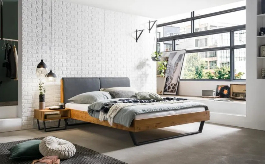 HASENA Massivholzbett Pietro 180 x 200 cm