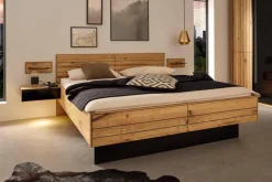 DECKER Massivholzbett Ranura 180 x 200 cm