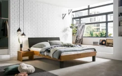 New HASENA Massivholzbett Sondrio 140 x 200 cm Wildeiche